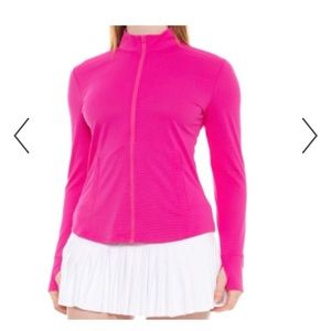 Tommy Bahamas golf shirt/ jacket hot pink Size M